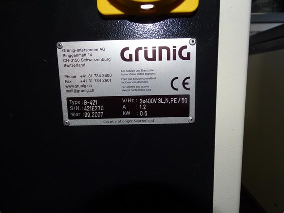 Used Grünig G-Coat 421 Coating machine for Sale (Trading Premium) | NetBid Industrial Auctions